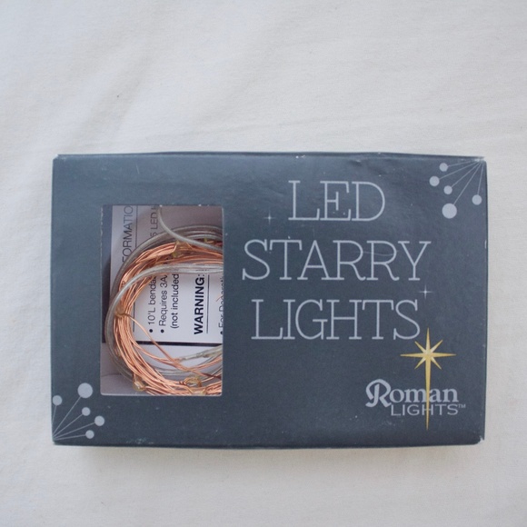 LED Starry Roman String Lights - Picture 1 of 2